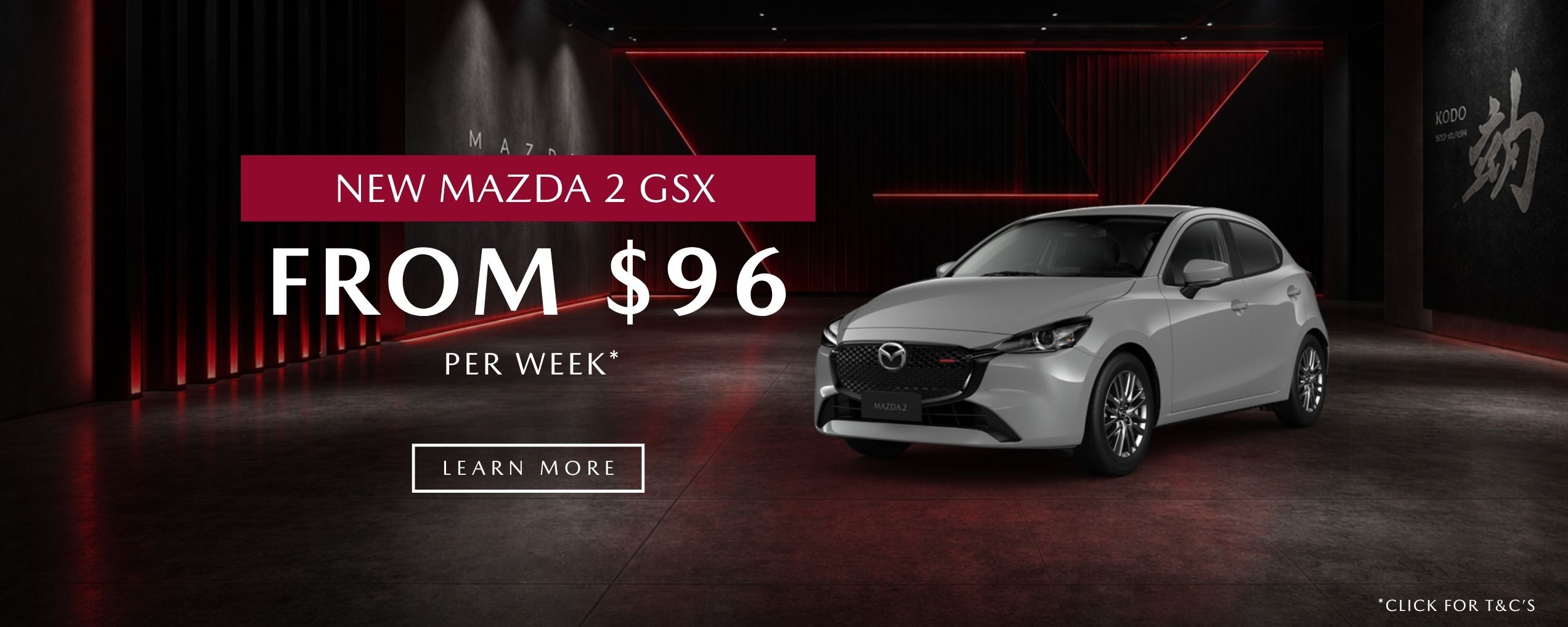 Mazda 2 Homepage Banner